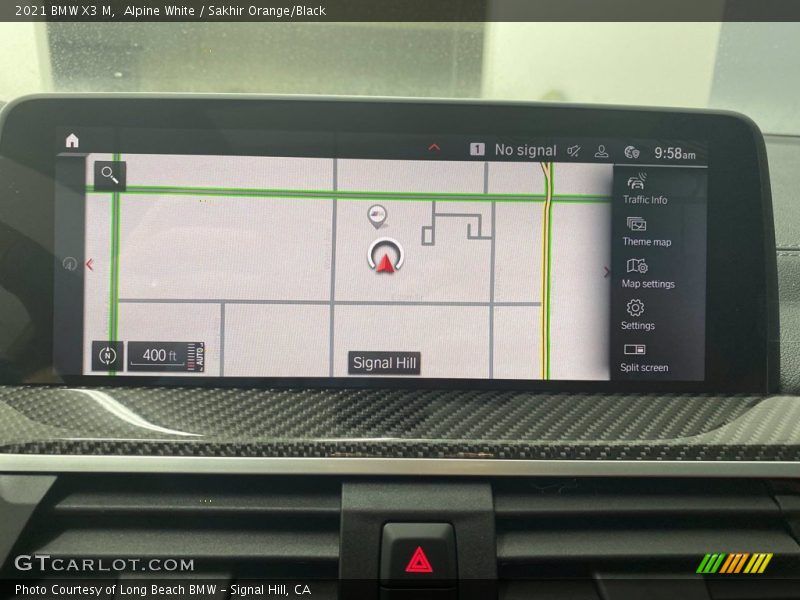 Alpine White / Sakhir Orange/Black 2021 BMW X3 M