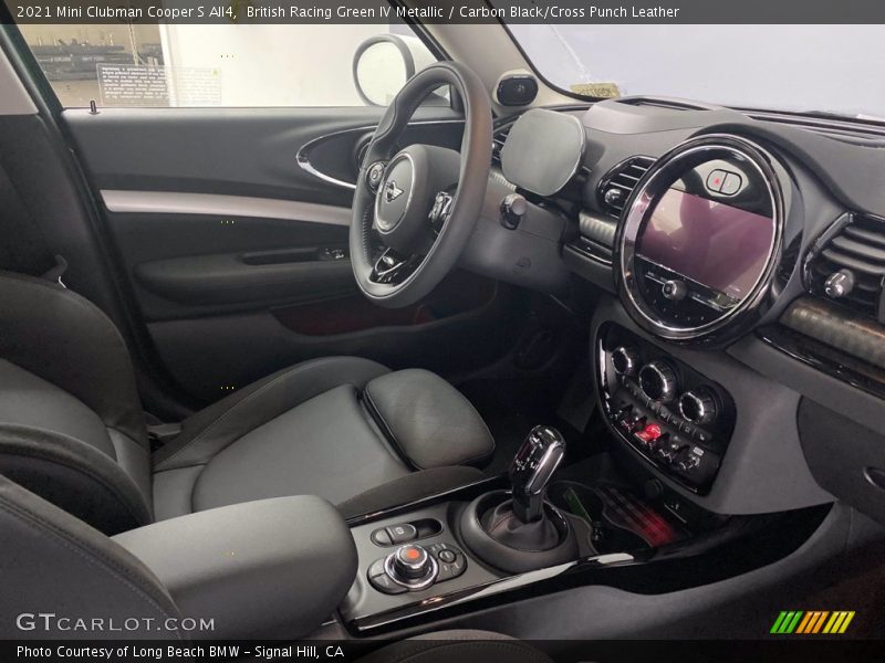 British Racing Green IV Metallic / Carbon Black/Cross Punch Leather 2021 Mini Clubman Cooper S All4
