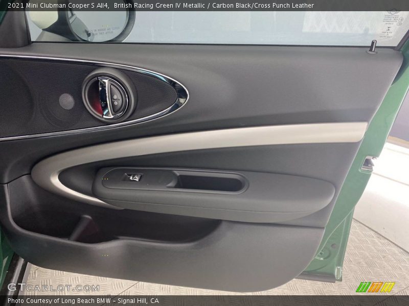 British Racing Green IV Metallic / Carbon Black/Cross Punch Leather 2021 Mini Clubman Cooper S All4