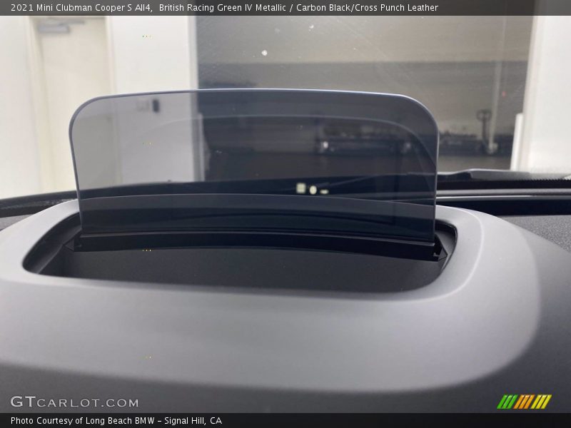 British Racing Green IV Metallic / Carbon Black/Cross Punch Leather 2021 Mini Clubman Cooper S All4
