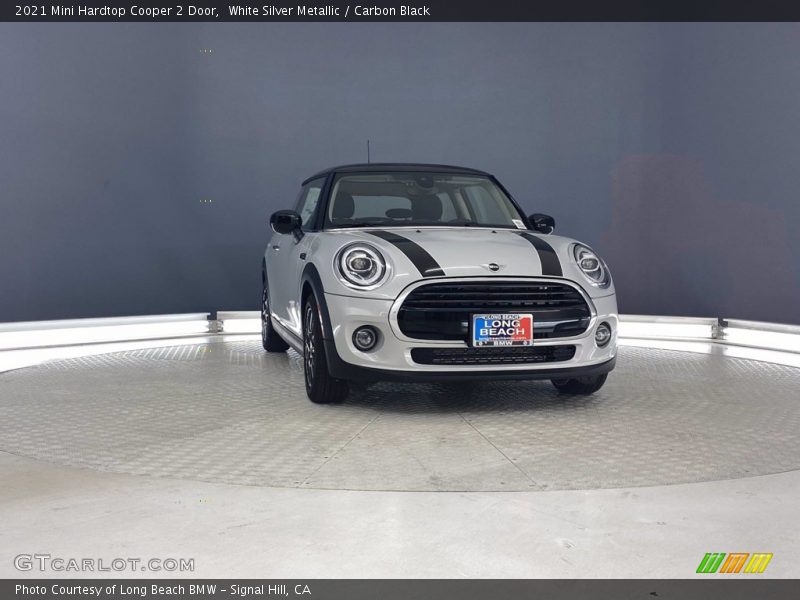 White Silver Metallic / Carbon Black 2021 Mini Hardtop Cooper 2 Door