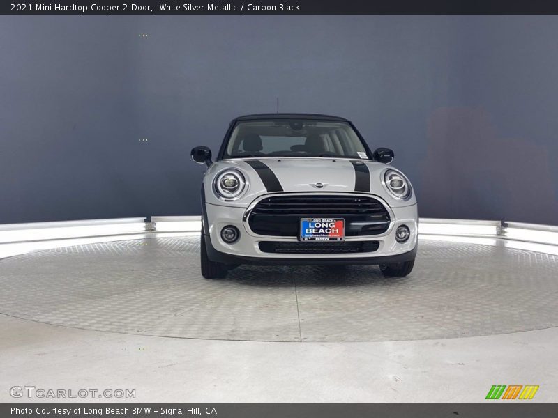 White Silver Metallic / Carbon Black 2021 Mini Hardtop Cooper 2 Door