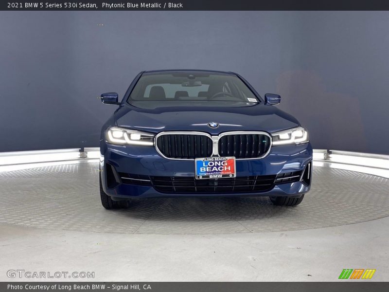 Phytonic Blue Metallic / Black 2021 BMW 5 Series 530i Sedan