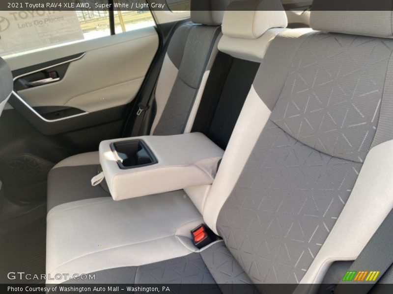 Super White / Light Gray 2021 Toyota RAV4 XLE AWD