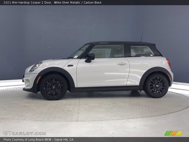 White Silver Metallic / Carbon Black 2021 Mini Hardtop Cooper 2 Door
