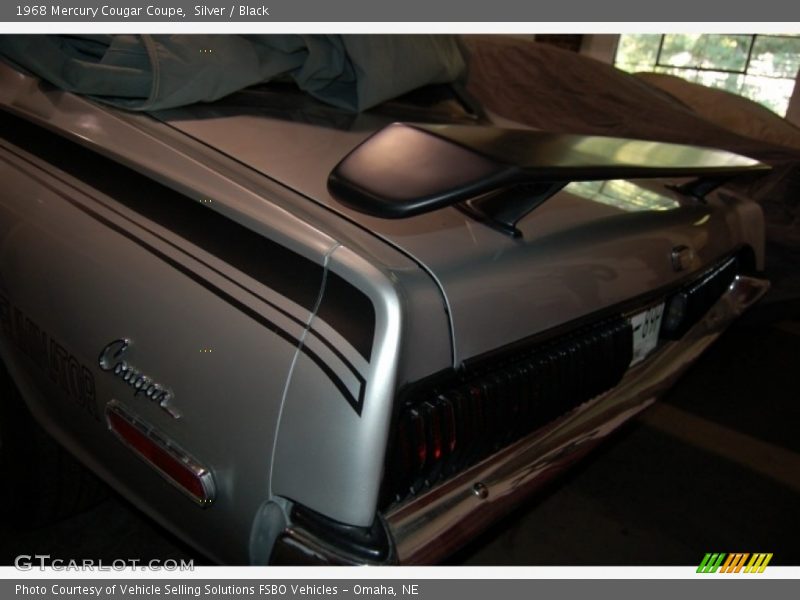 Silver / Black 1968 Mercury Cougar Coupe