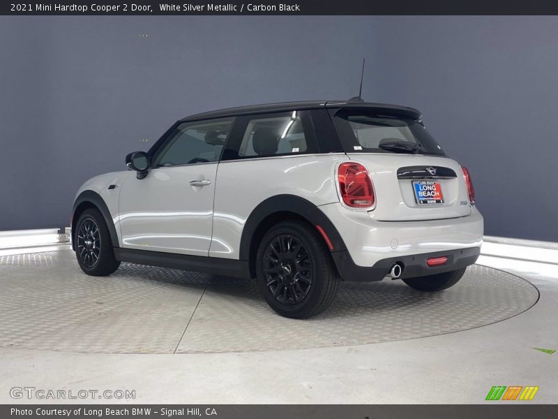 White Silver Metallic / Carbon Black 2021 Mini Hardtop Cooper 2 Door