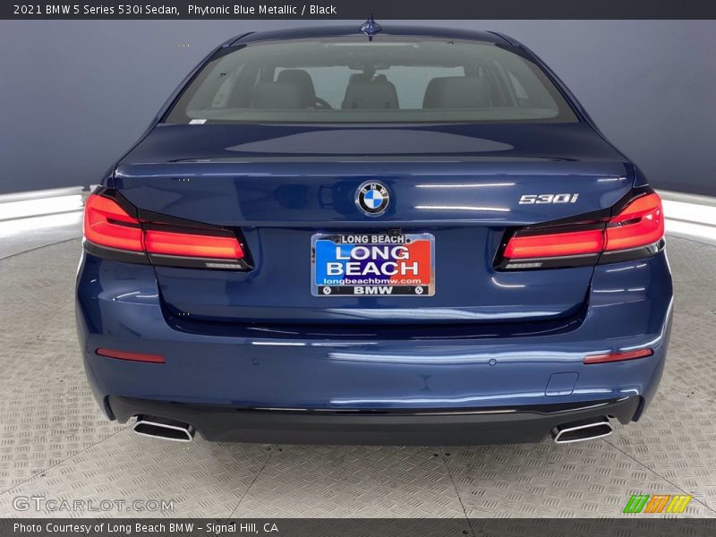 Phytonic Blue Metallic / Black 2021 BMW 5 Series 530i Sedan