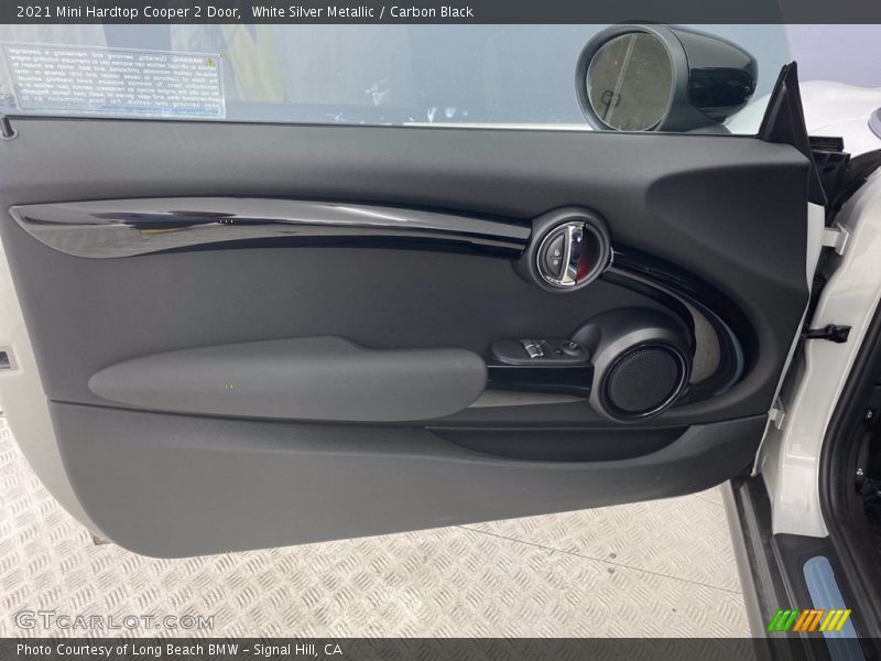 White Silver Metallic / Carbon Black 2021 Mini Hardtop Cooper 2 Door
