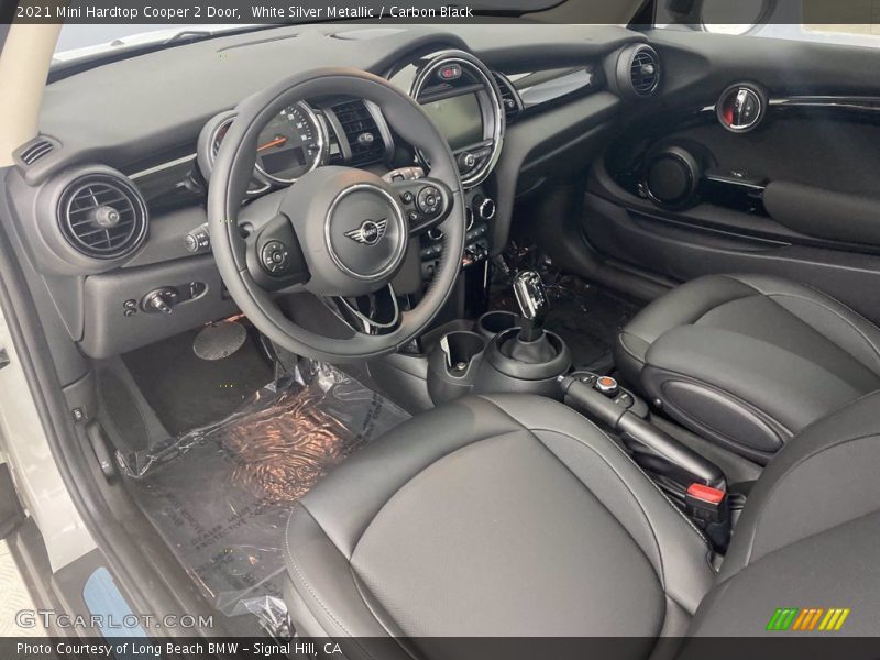 White Silver Metallic / Carbon Black 2021 Mini Hardtop Cooper 2 Door