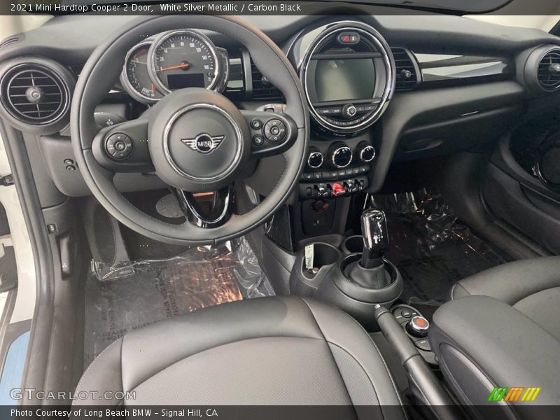 White Silver Metallic / Carbon Black 2021 Mini Hardtop Cooper 2 Door