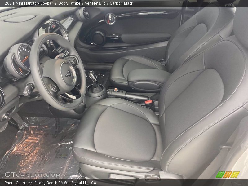 White Silver Metallic / Carbon Black 2021 Mini Hardtop Cooper 2 Door