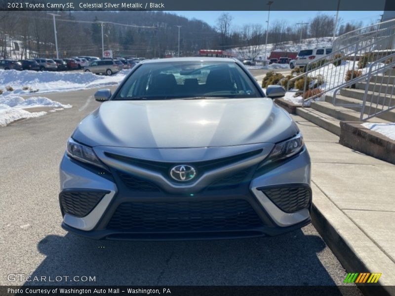 Celestial Silver Metallic / Black 2021 Toyota Camry SE