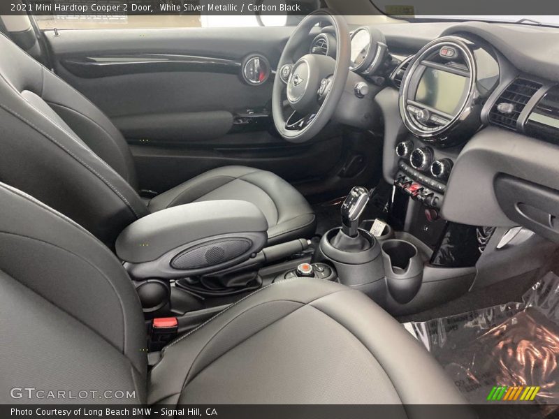 White Silver Metallic / Carbon Black 2021 Mini Hardtop Cooper 2 Door