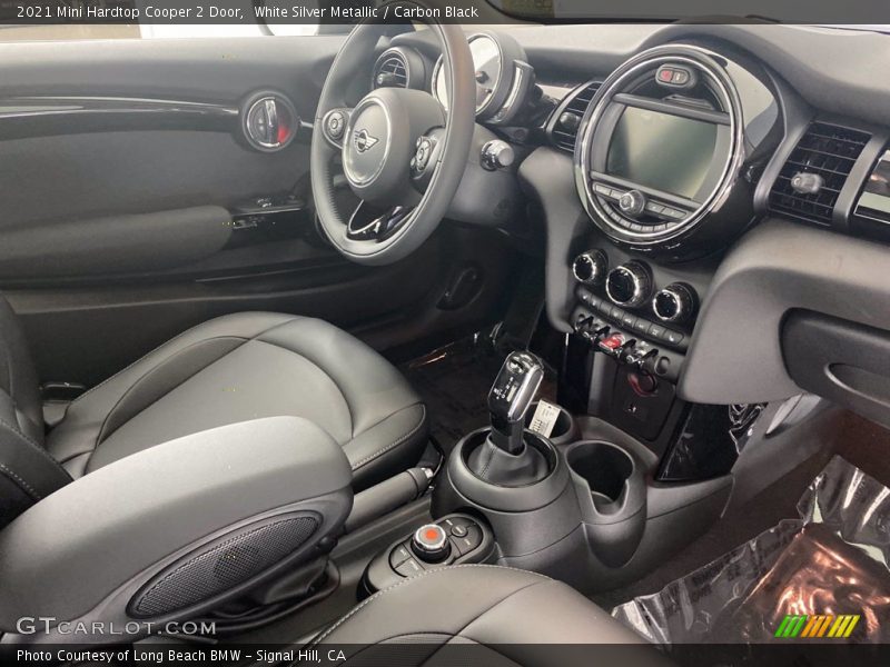 White Silver Metallic / Carbon Black 2021 Mini Hardtop Cooper 2 Door