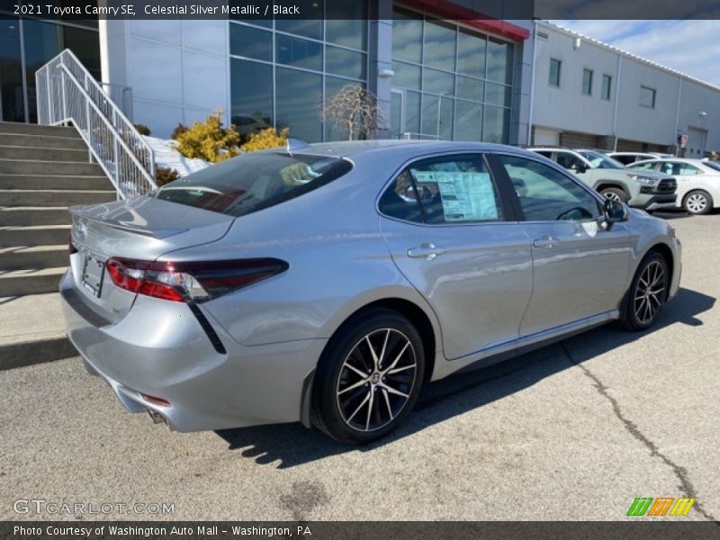 Celestial Silver Metallic / Black 2021 Toyota Camry SE