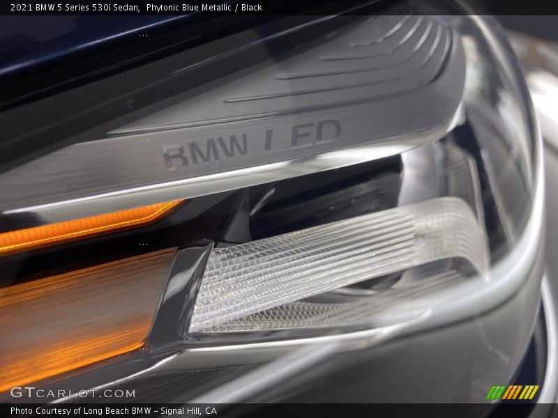 Phytonic Blue Metallic / Black 2021 BMW 5 Series 530i Sedan
