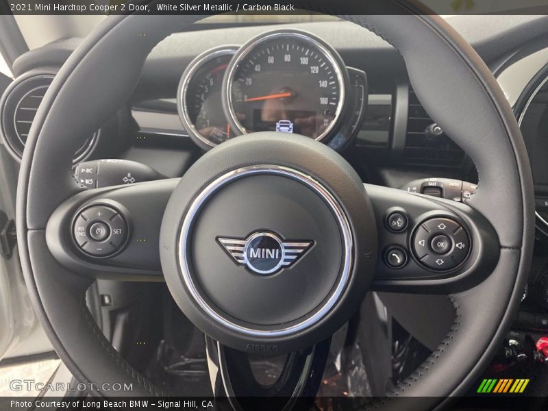 White Silver Metallic / Carbon Black 2021 Mini Hardtop Cooper 2 Door