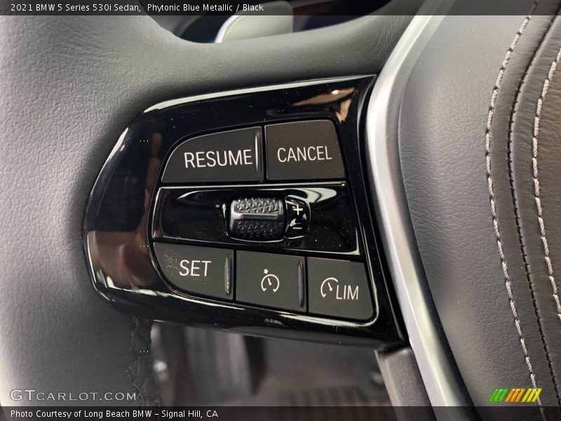 Phytonic Blue Metallic / Black 2021 BMW 5 Series 530i Sedan