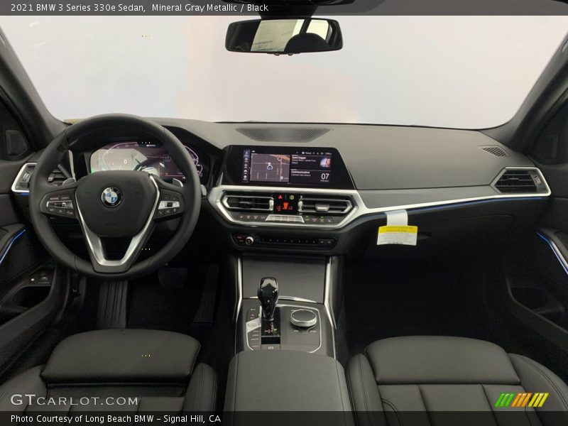 Mineral Gray Metallic / Black 2021 BMW 3 Series 330e Sedan