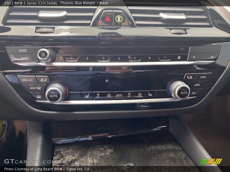 Phytonic Blue Metallic / Black 2021 BMW 5 Series 530i Sedan