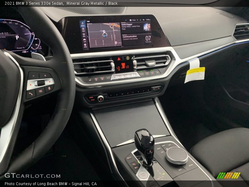 Mineral Gray Metallic / Black 2021 BMW 3 Series 330e Sedan