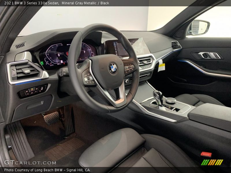 Mineral Gray Metallic / Black 2021 BMW 3 Series 330e Sedan
