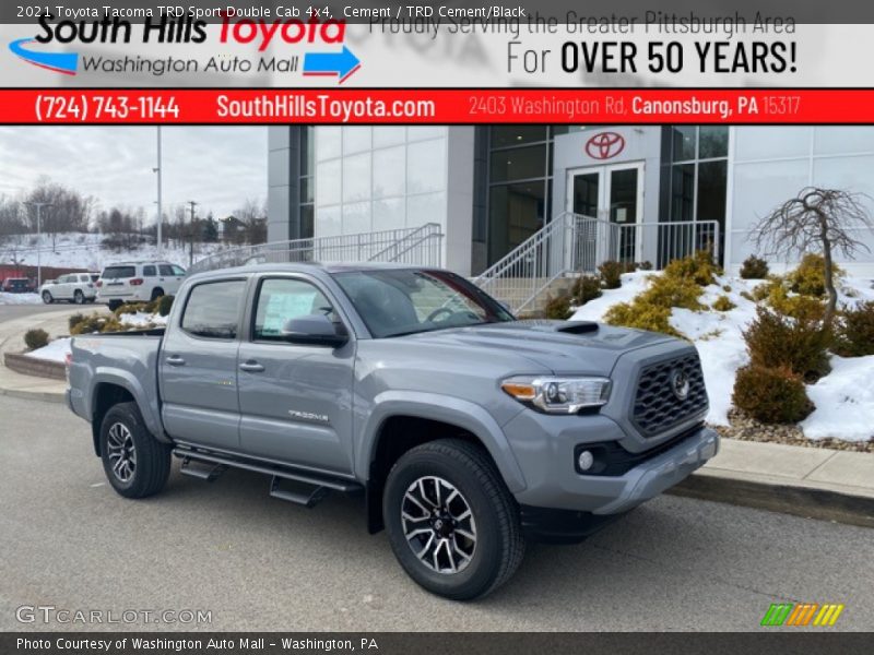 Cement / TRD Cement/Black 2021 Toyota Tacoma TRD Sport Double Cab 4x4