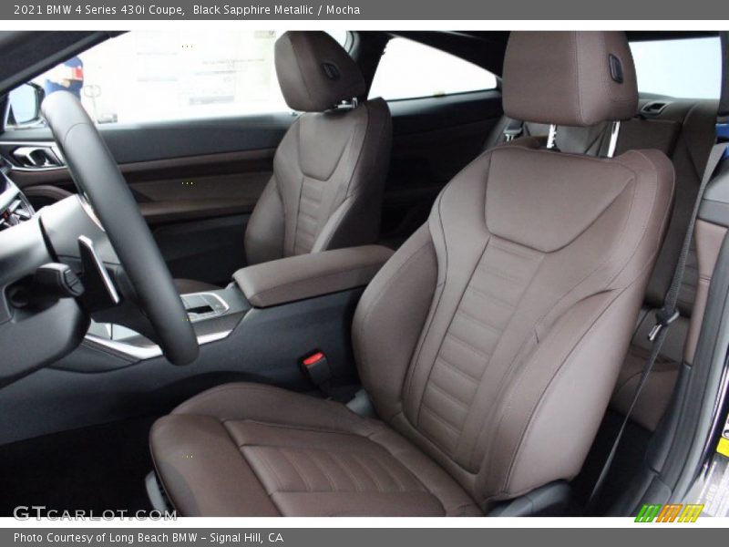 Front Seat of 2021 4 Series 430i Coupe