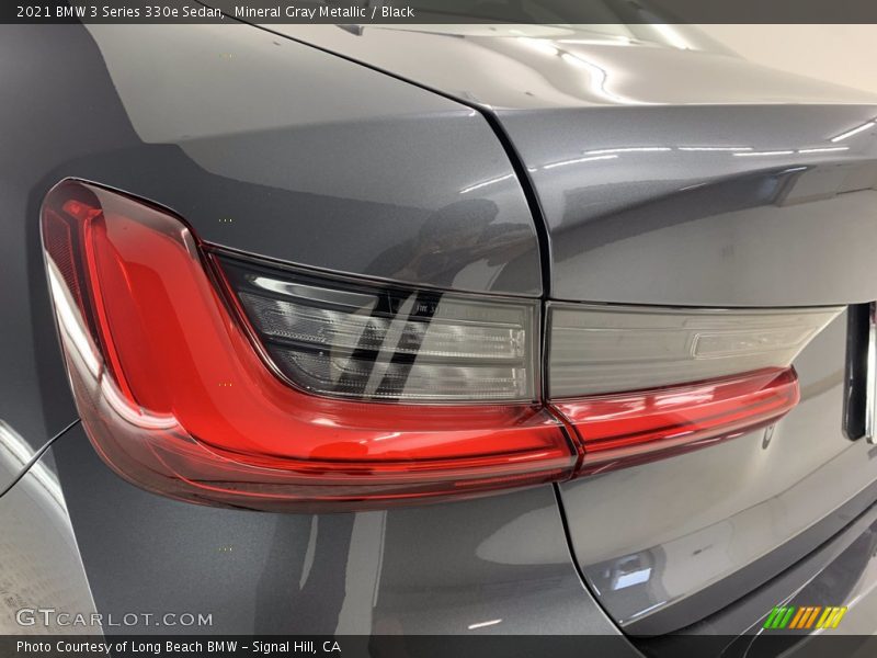 Mineral Gray Metallic / Black 2021 BMW 3 Series 330e Sedan