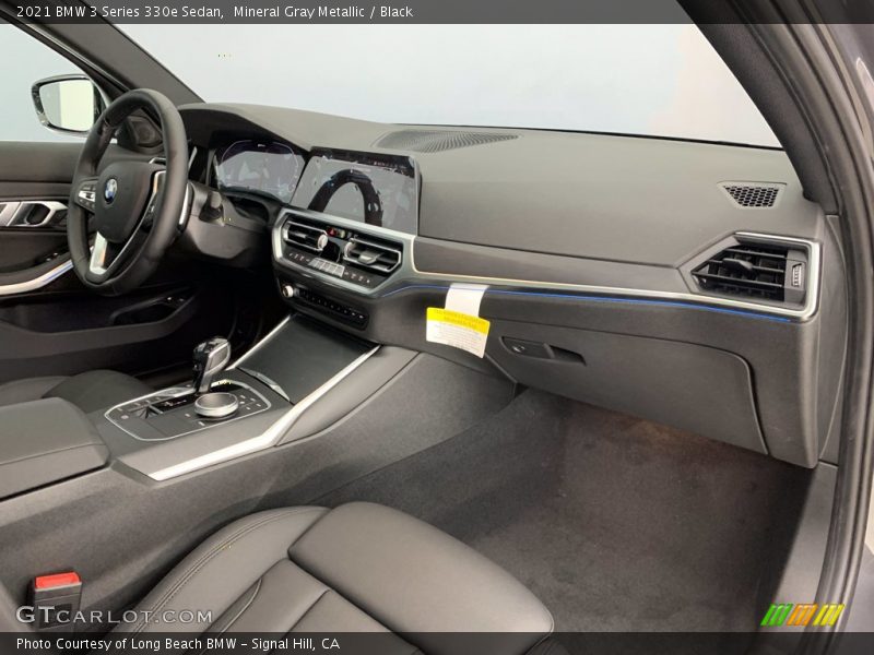 Mineral Gray Metallic / Black 2021 BMW 3 Series 330e Sedan