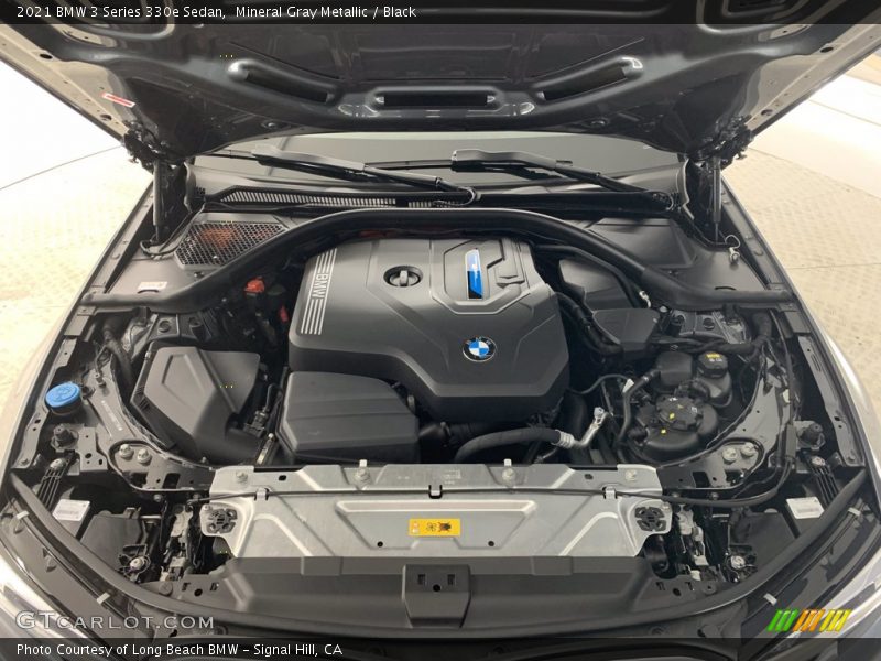 Mineral Gray Metallic / Black 2021 BMW 3 Series 330e Sedan