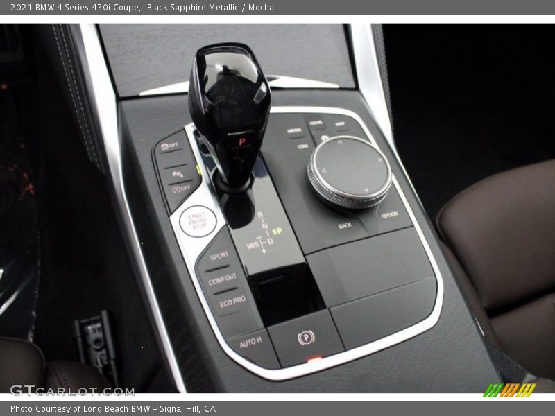 Black Sapphire Metallic / Mocha 2021 BMW 4 Series 430i Coupe