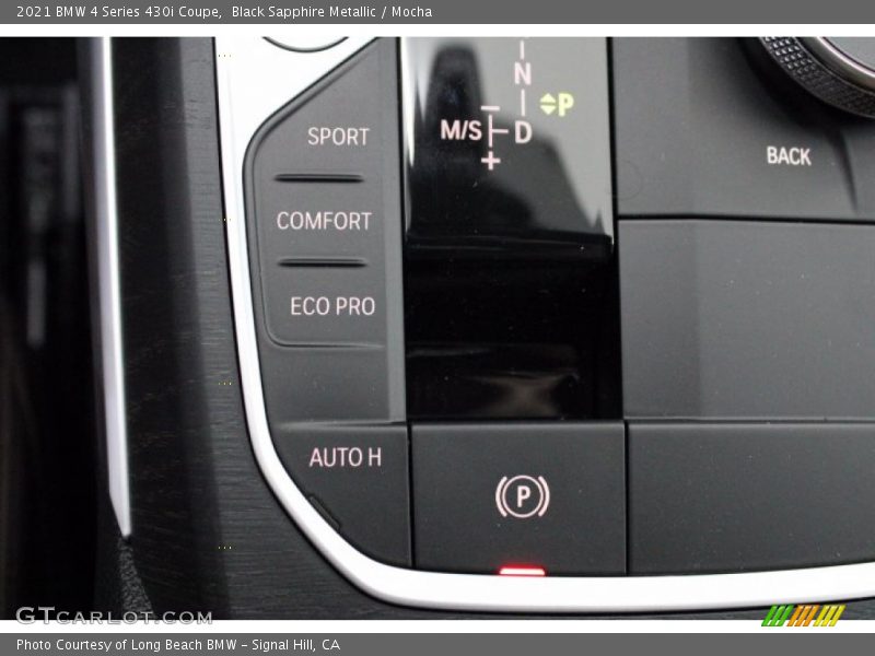 Black Sapphire Metallic / Mocha 2021 BMW 4 Series 430i Coupe