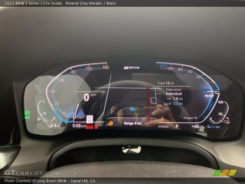 Mineral Gray Metallic / Black 2021 BMW 3 Series 330e Sedan