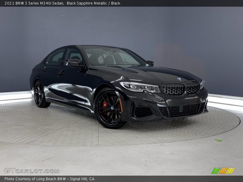 Black Sapphire Metallic / Black 2021 BMW 3 Series M340i Sedan