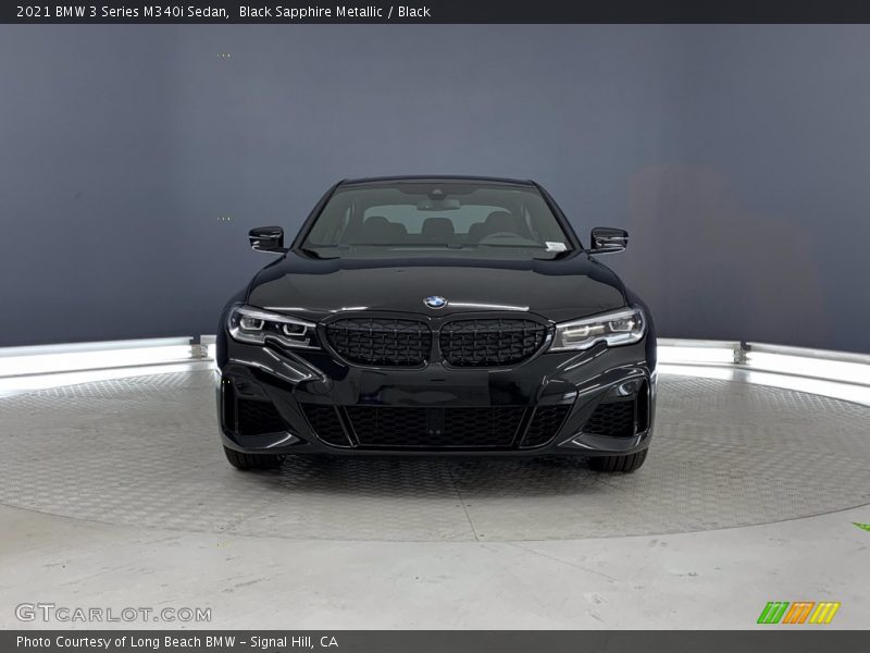Black Sapphire Metallic / Black 2021 BMW 3 Series M340i Sedan