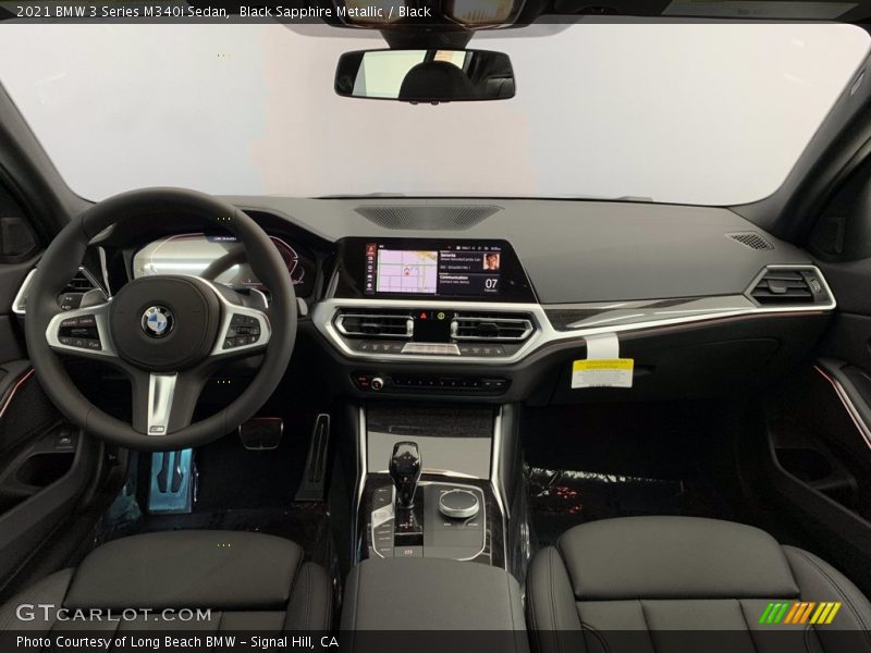Black Sapphire Metallic / Black 2021 BMW 3 Series M340i Sedan