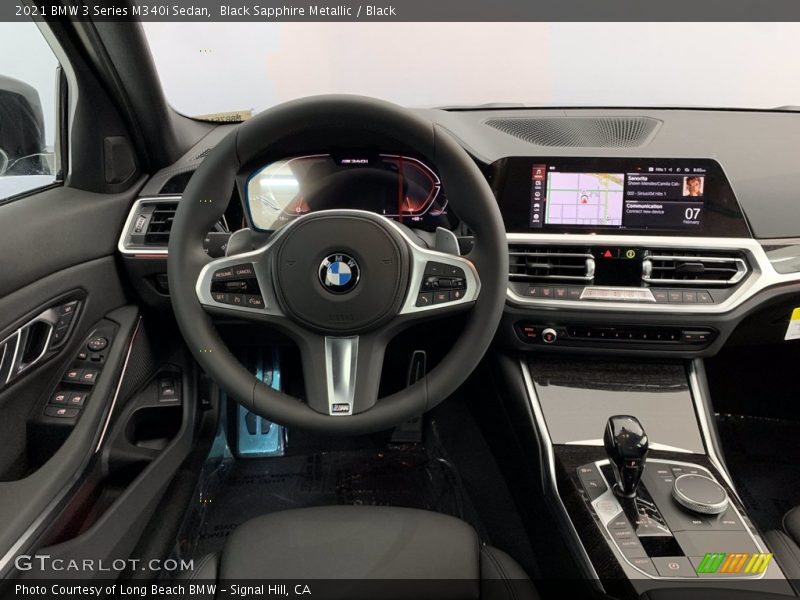 Black Sapphire Metallic / Black 2021 BMW 3 Series M340i Sedan