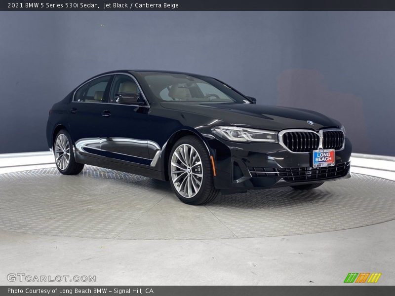 Jet Black / Canberra Beige 2021 BMW 5 Series 530i Sedan