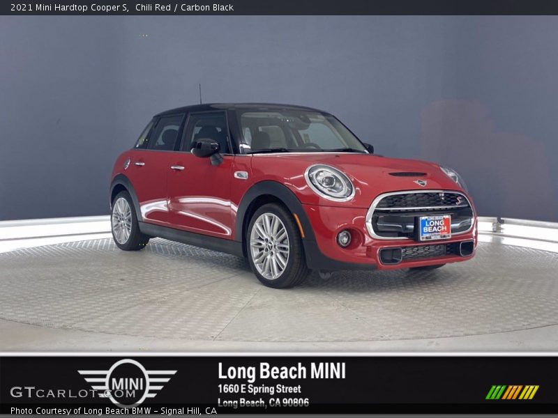 Chili Red / Carbon Black 2021 Mini Hardtop Cooper S