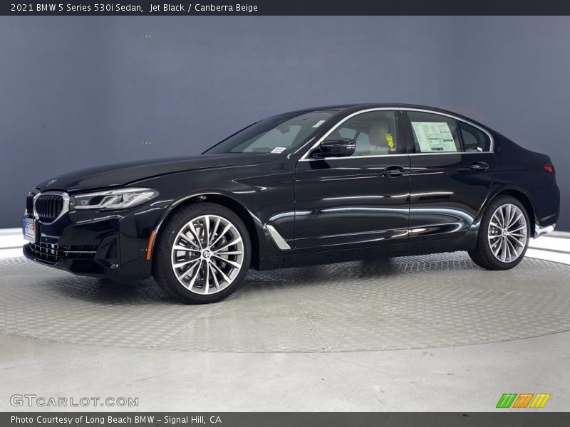 Jet Black / Canberra Beige 2021 BMW 5 Series 530i Sedan