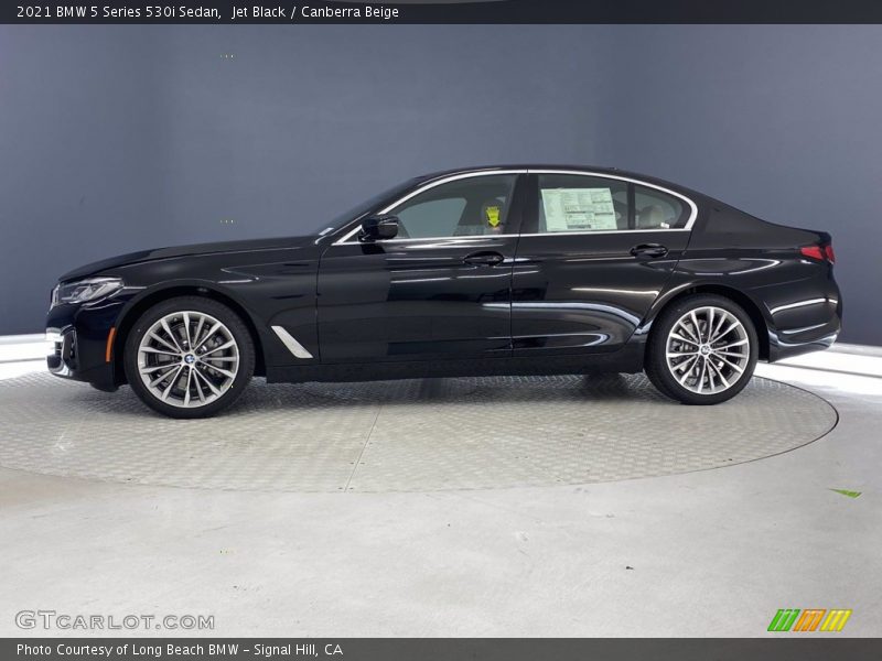 Jet Black / Canberra Beige 2021 BMW 5 Series 530i Sedan