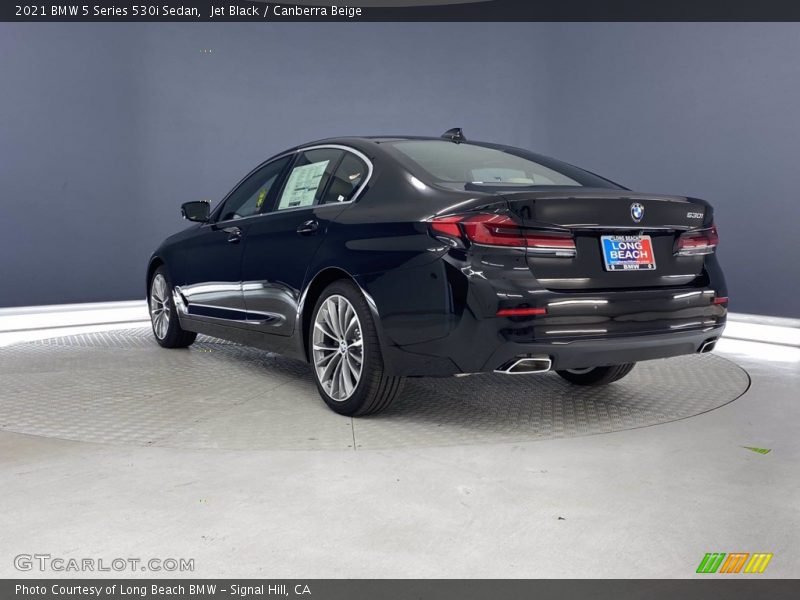 Jet Black / Canberra Beige 2021 BMW 5 Series 530i Sedan