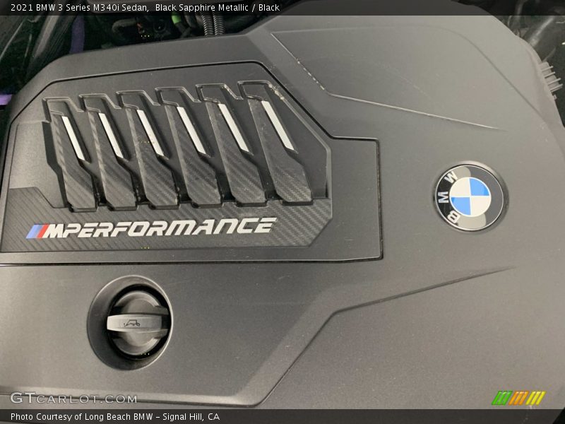 Black Sapphire Metallic / Black 2021 BMW 3 Series M340i Sedan