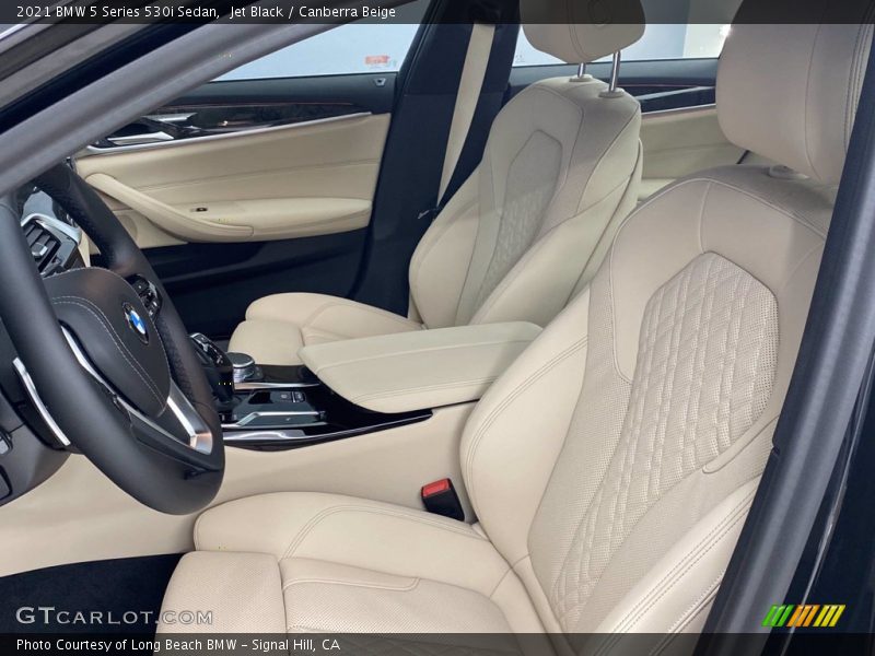 Jet Black / Canberra Beige 2021 BMW 5 Series 530i Sedan