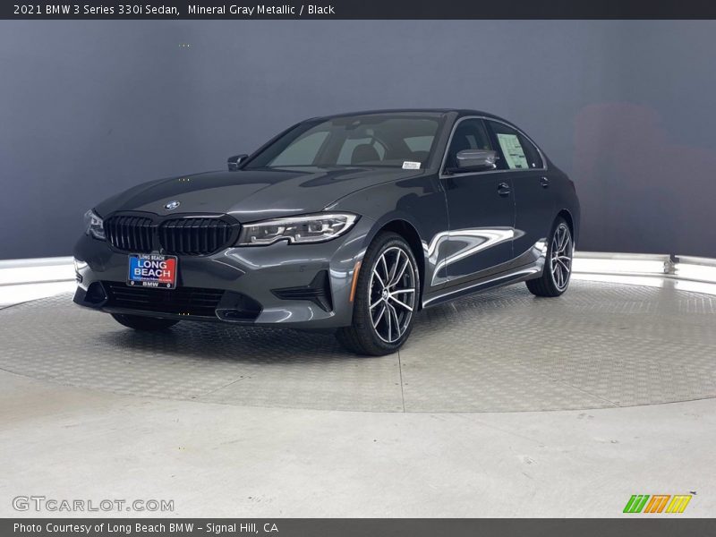 Mineral Gray Metallic / Black 2021 BMW 3 Series 330i Sedan
