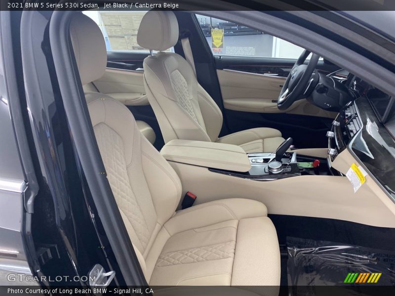 Jet Black / Canberra Beige 2021 BMW 5 Series 530i Sedan