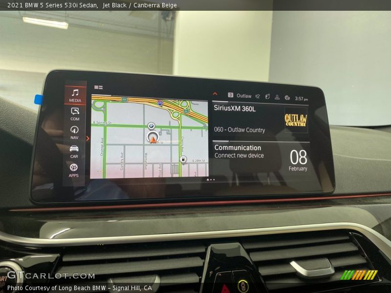 Jet Black / Canberra Beige 2021 BMW 5 Series 530i Sedan