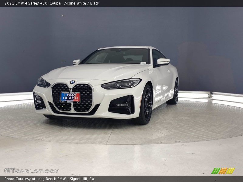 Alpine White / Black 2021 BMW 4 Series 430i Coupe